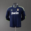 Real Madrid Secundária Retrô Manga Longa Versão Jogador Camisa 12/13