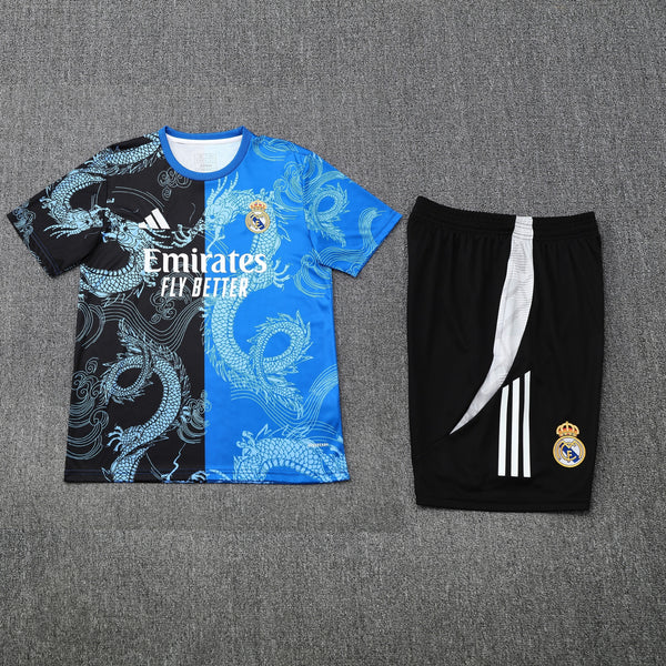 Conjunto Social Real Madrid Treino Manga Curta 25/26