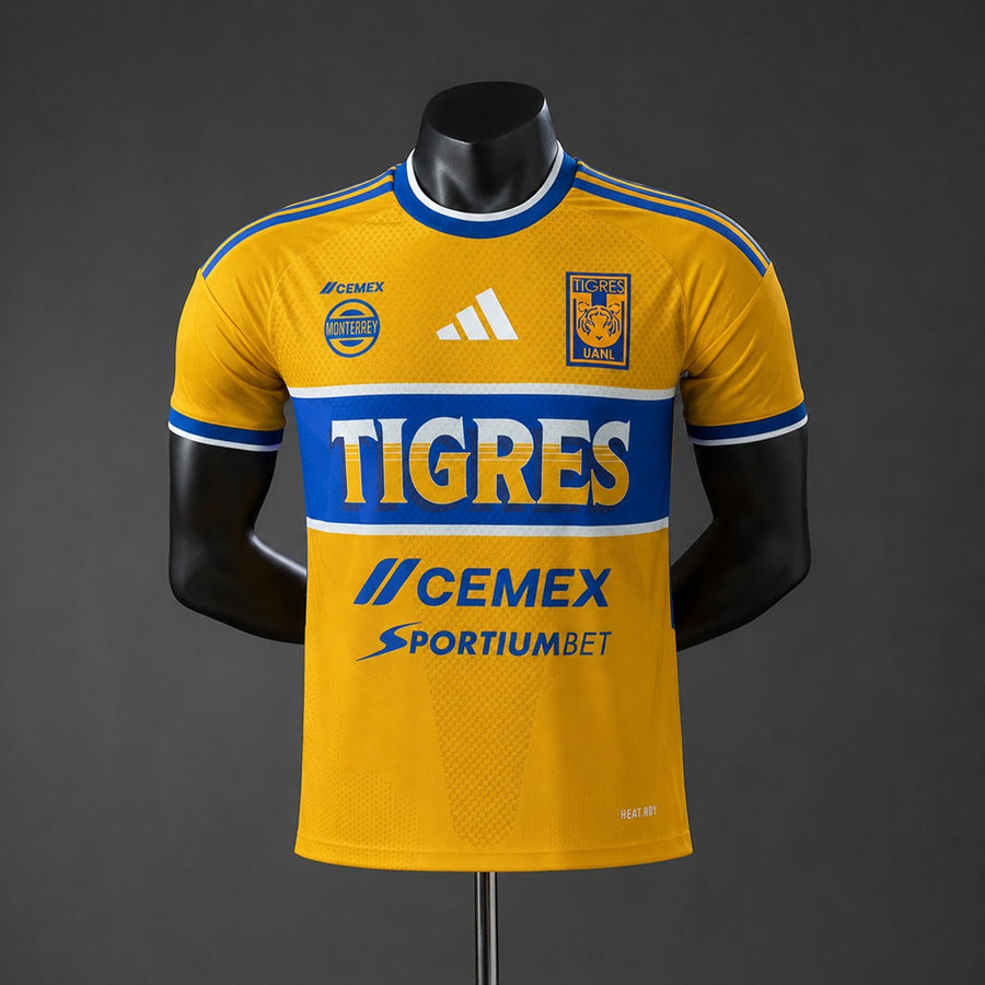 Tigres UANL Principal Versão Jogador Camisa 26/27