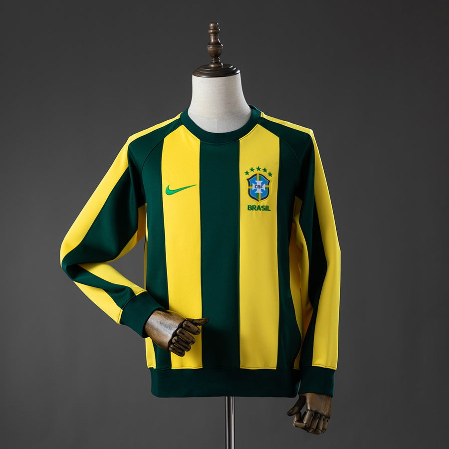 Brasil Long-sleeved Sweatshirt - Amarelo & Verde