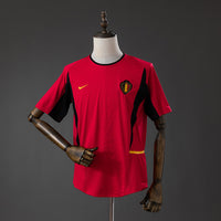 Bélgica Principal Retrô Camisa 2002