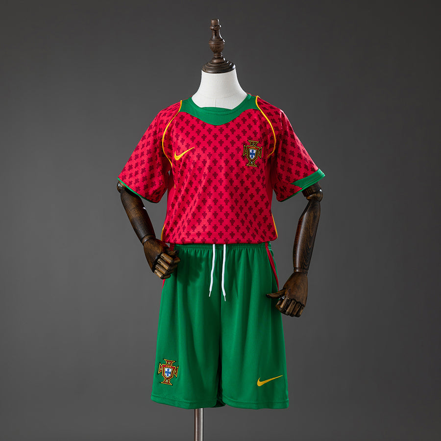 Portugal Principal Infantil Kit Retrô Camisa 2028