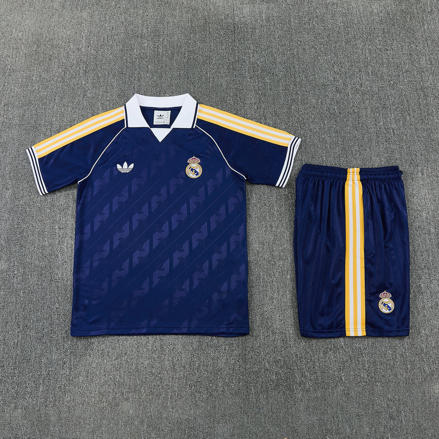 Conjunto Social Real Madrid cor azul royal 26/27