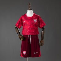Poland Secundária Infantil Kit Camisa 2028