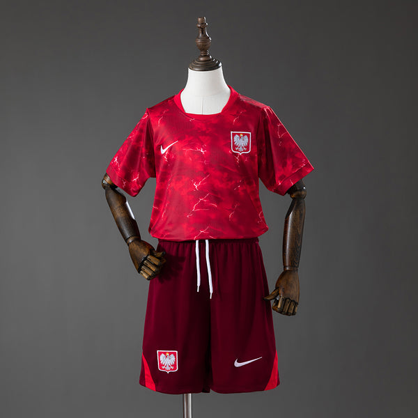 Poland Secundária Infantil Kit Camisa 2028