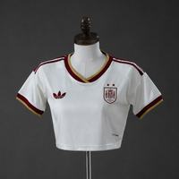 Espanha 2-Star Champion Edition Womens Crop Secundária Camisa 2026