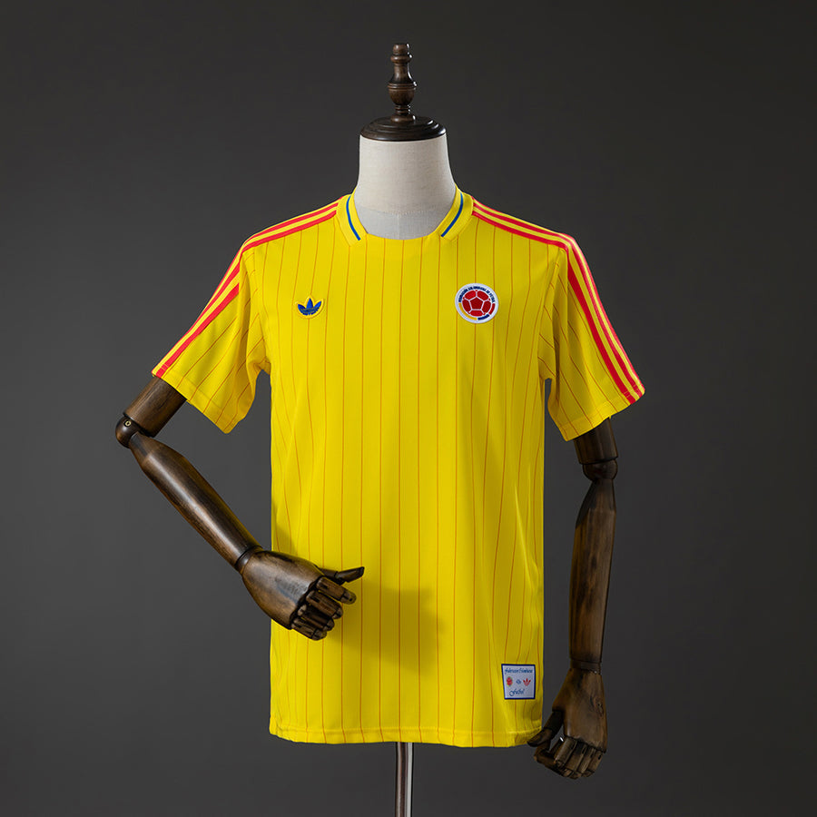 Colômbia Ícones de Arquibancada Amarelo Camisa