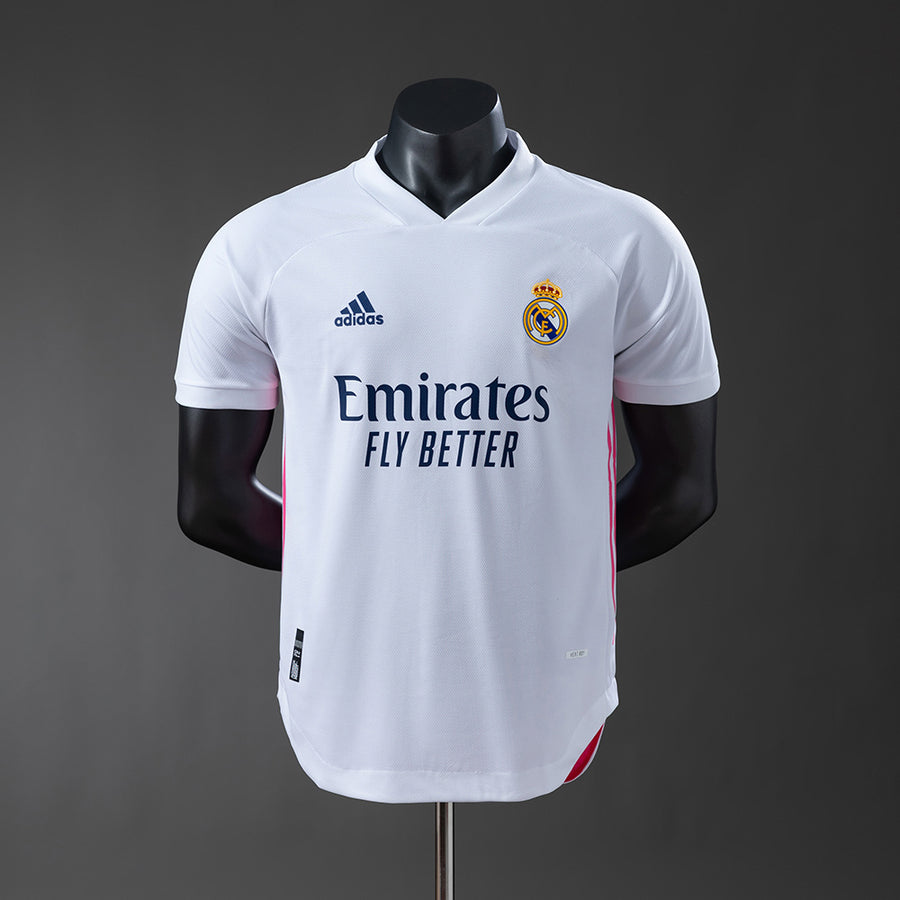 Real Madrid Principal Retrô Versão Jogador Camisa 2021