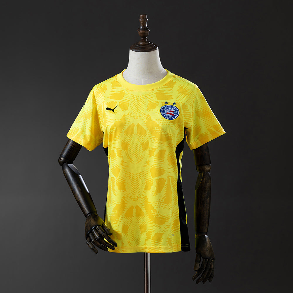 Bahia -Amarelo Goleiro Feminino Camisa 25/26
