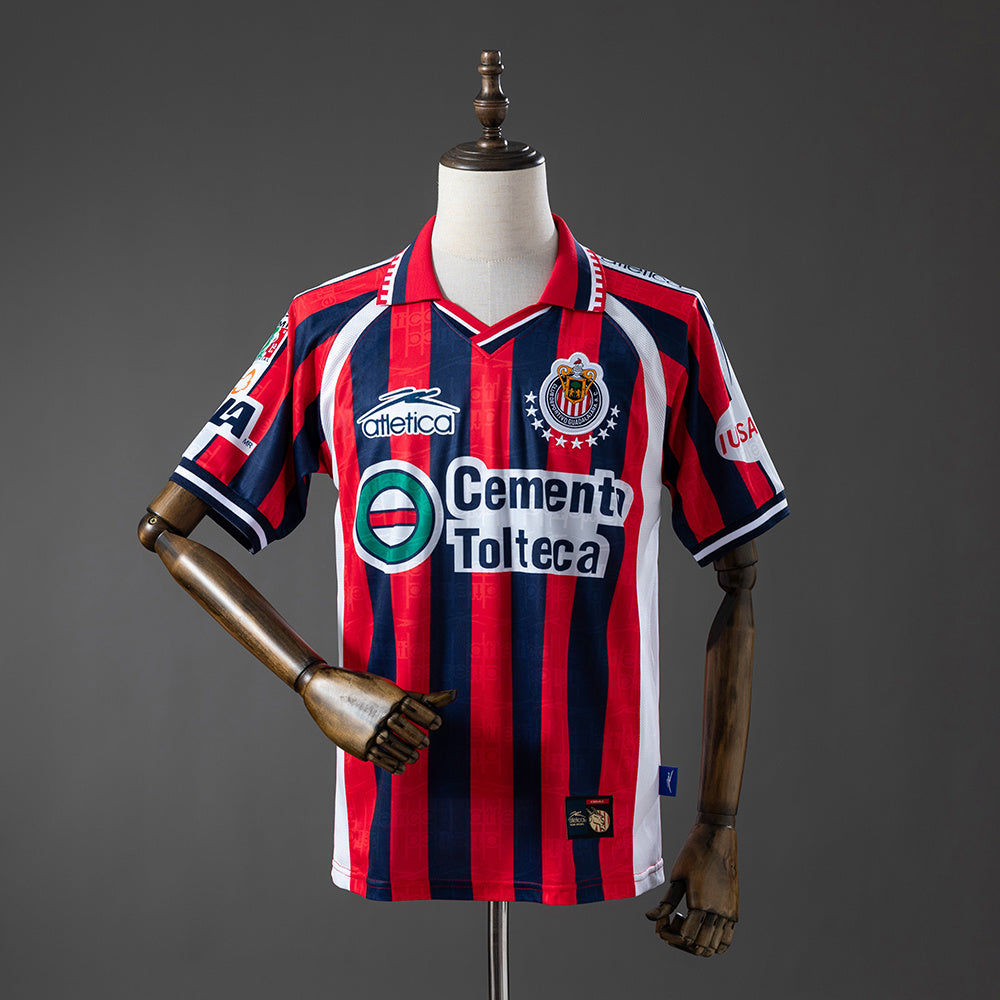 Chivas de Guadalajara Secundária Terceira Retrô Camisa 99/00