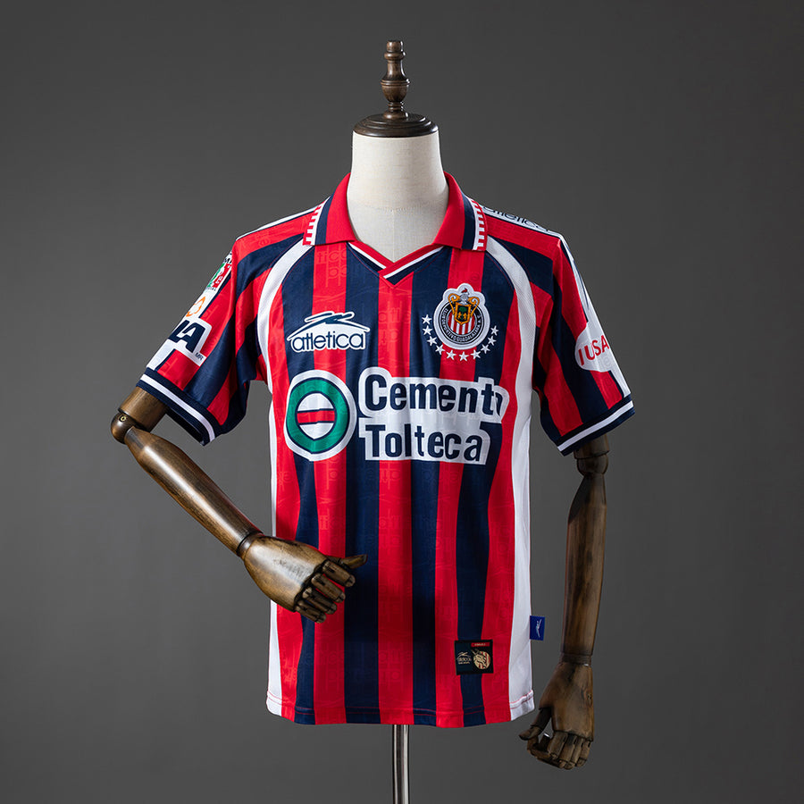 Chivas de Guadalajara Secundária Terceira Retrô Camisa 99/00