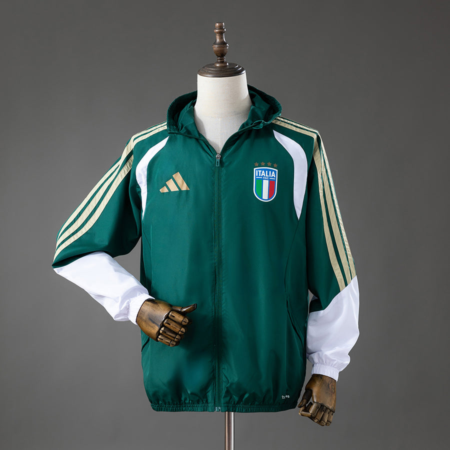Itália All Weather - Verde Corta Vento Jaqueta 2026