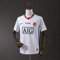 Manchester United Champions Branco Secundária Retrô 08/09