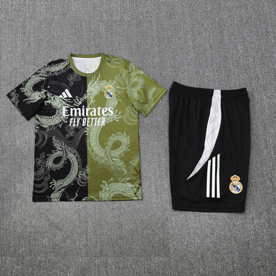 Conjunto Social Real Madrid Treino Manga Curta 25/26