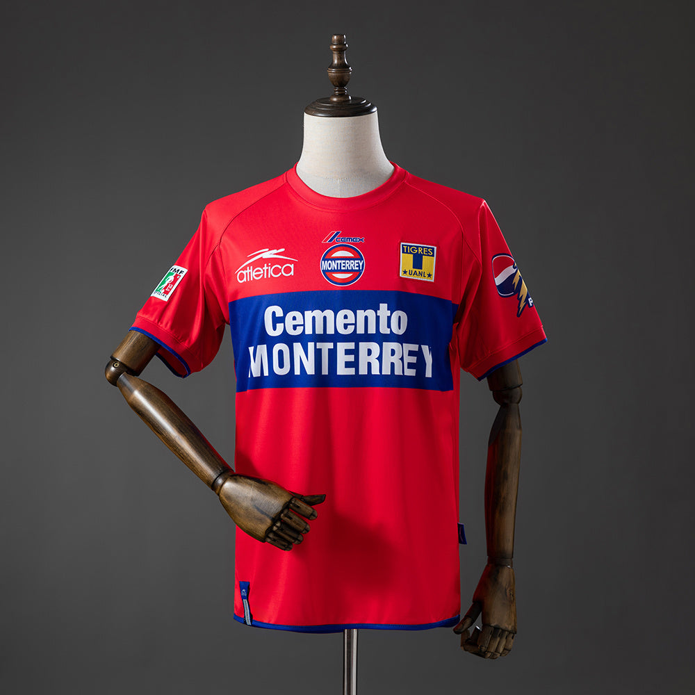 Tigres UANL Secundária Retrô Camisa 01/02