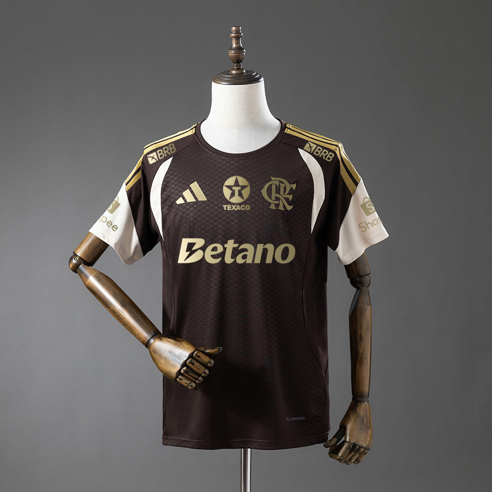 Flamengo All sponsors - Marrom Treino Camisa 26/27
