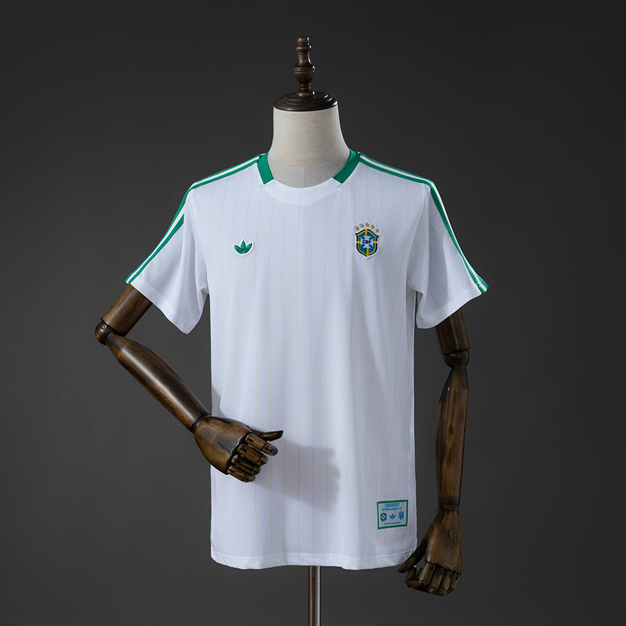 Brasil Ícones de Arquibancada Branco Camisa
