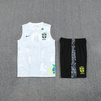 Conjunto Regata novas de com brasileiro Colete Treino 25/26