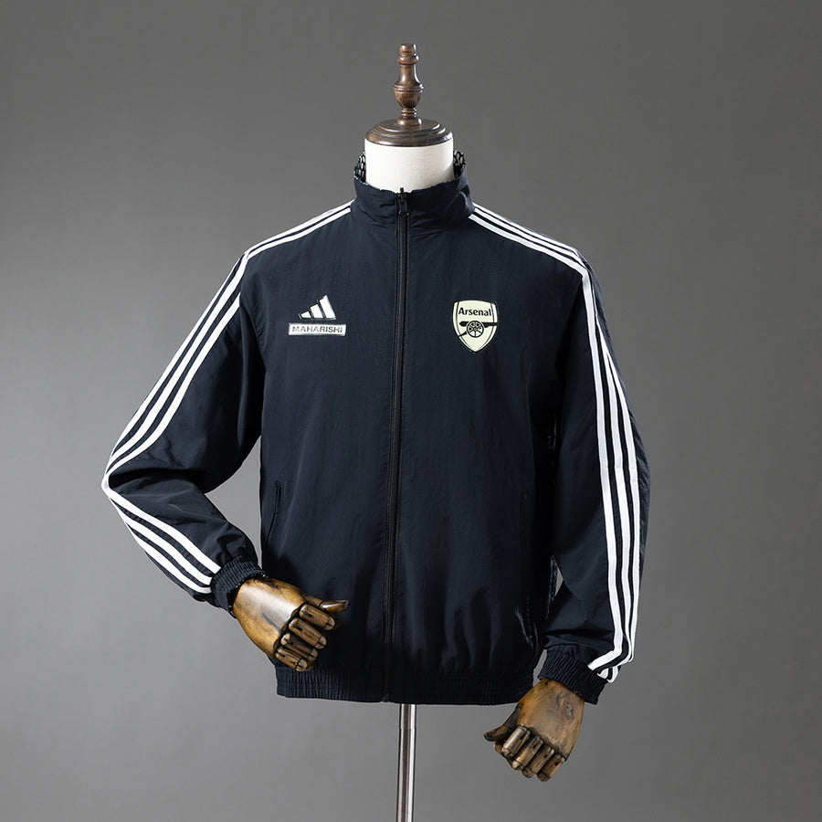 Arsenal Reversible - Preto Corta Vento Jaqueta