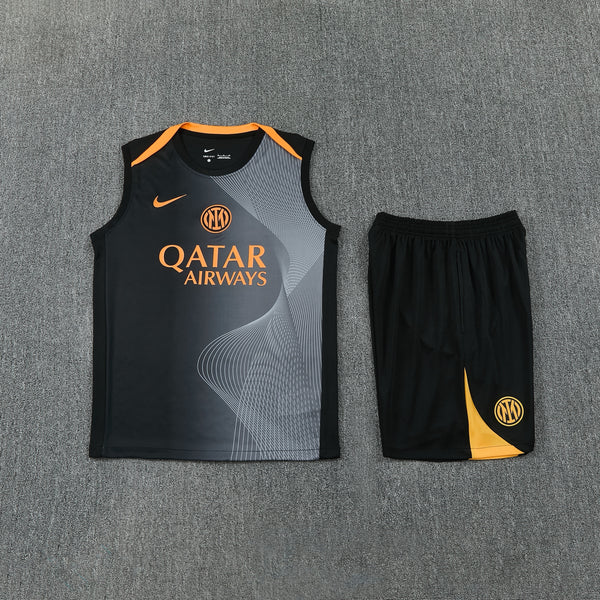 Conjunto Regata Inter de Milão Colete Treino 25/26