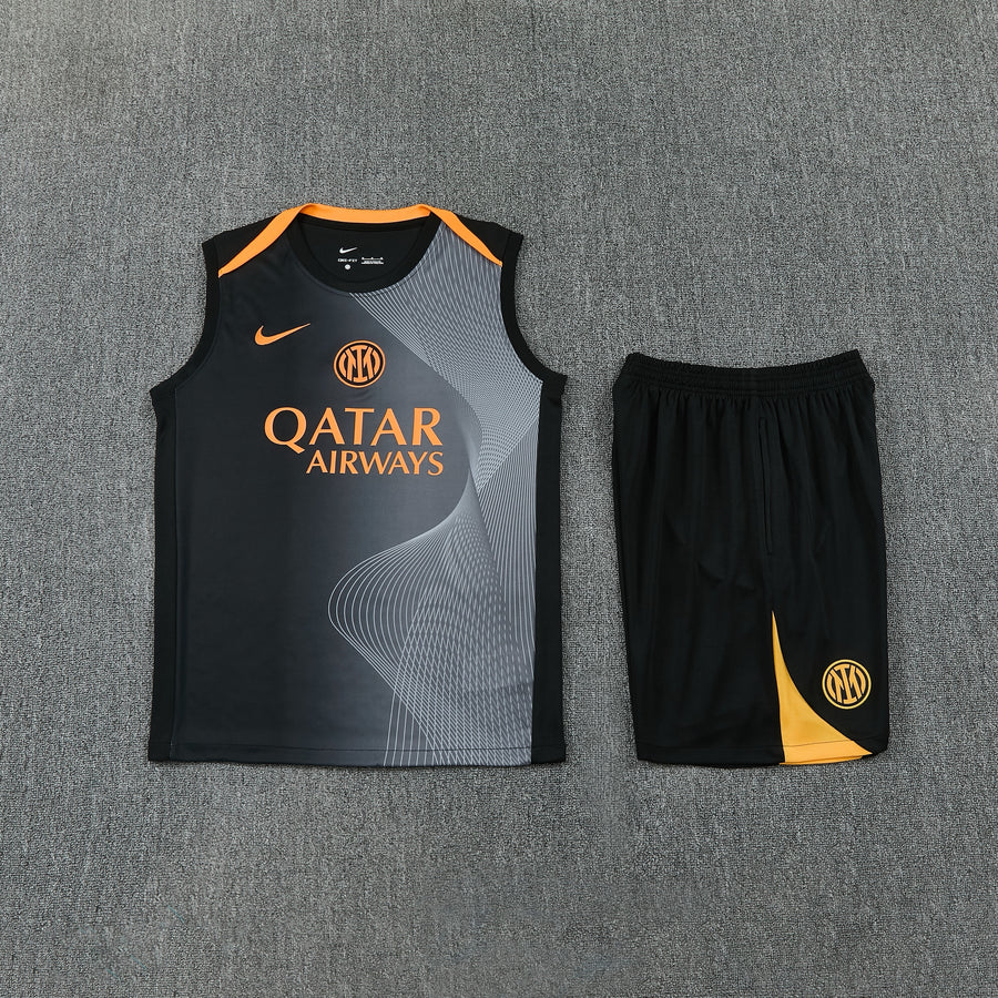 Conjunto Regata Inter de Milão Colete Treino 25/26
