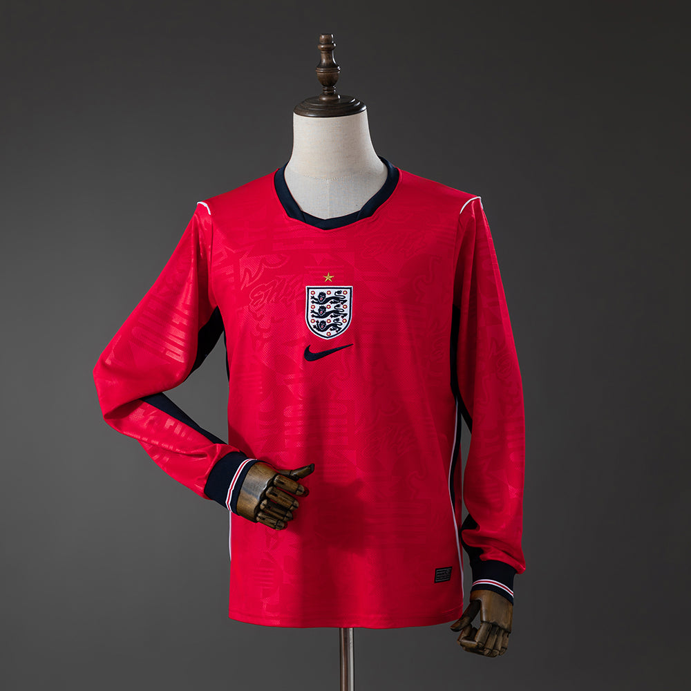 Inglaterra Secundária Manga Longa Camisa 2026