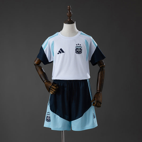 Argentina - Royal Azul Infantil Kit Treino Versão Jogador Camisa 2028