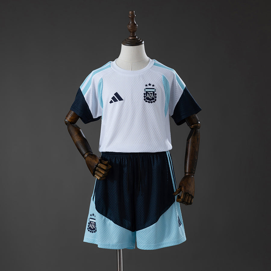 Argentina - Royal Azul Infantil Kit Treino Versão Jogador Camisa 2028