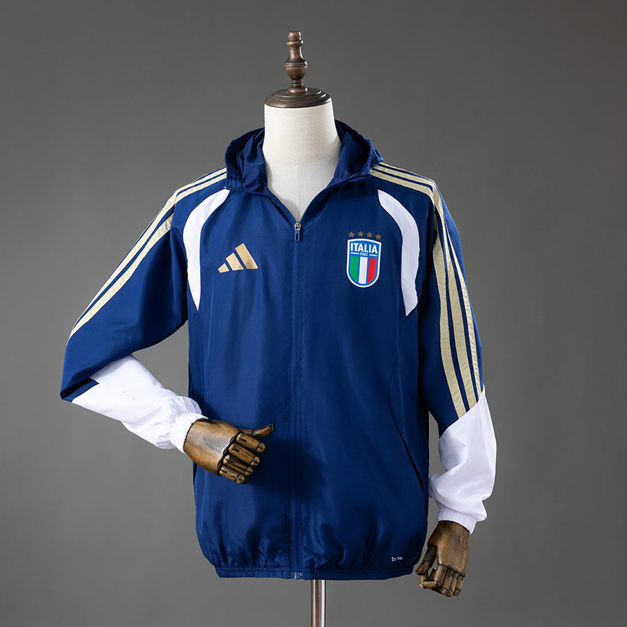 Itália All Weather - Azul Corta Vento Jaqueta 2026