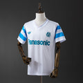 Olympique de Marseille Principal Retrô Camisa 1990