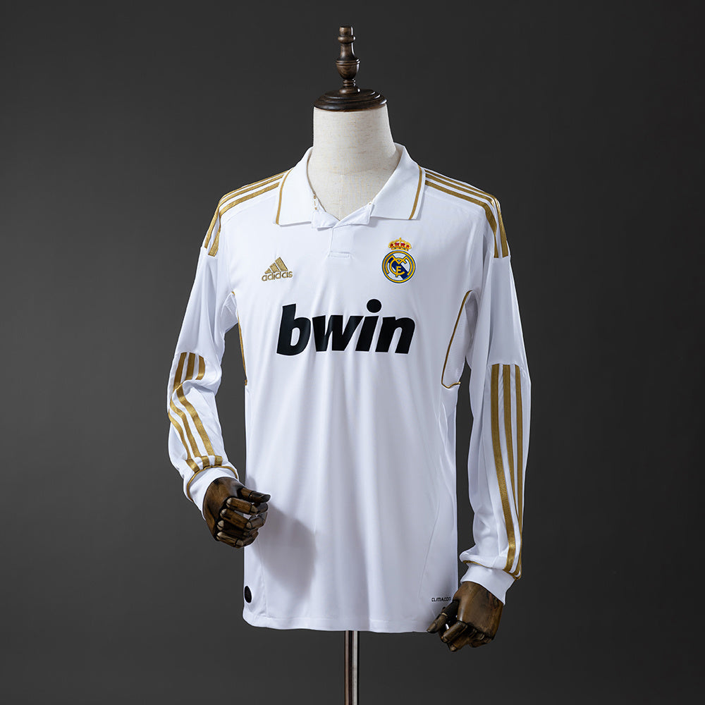 Real Madrid Principal Retrô Manga Longa 11/12