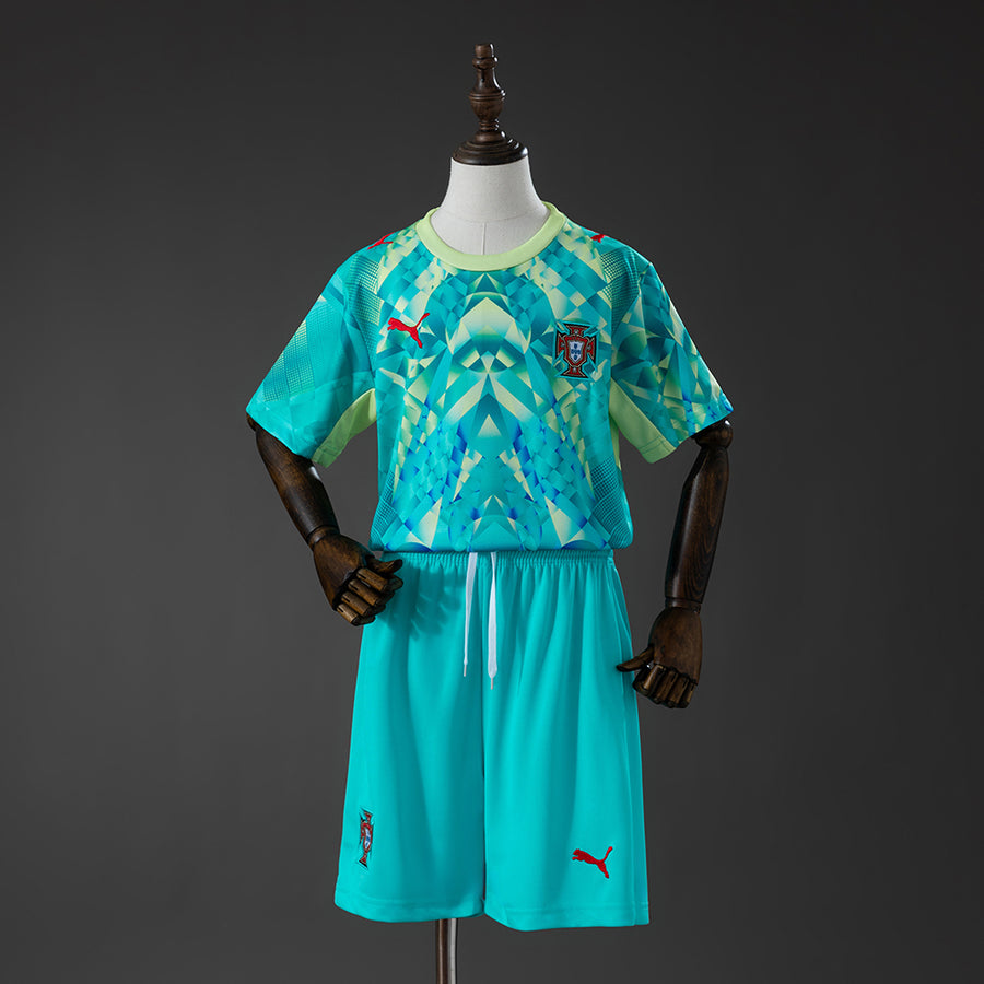 Portugal GK-Verde Infantil Kit Camisa 2028