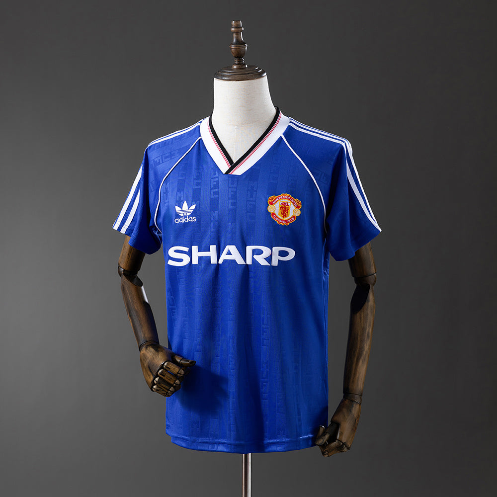 Manchester United Secundária Terceira Retrô 1990