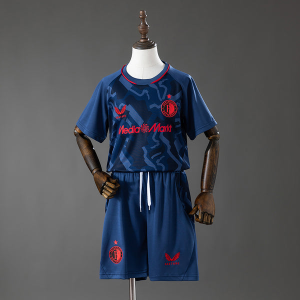 Feyenoord ： Terceira Infantil Kit Camisa 26/27