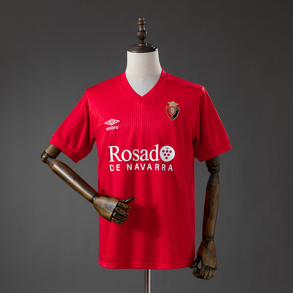 Osasuna Principal Retrô Camisa 87/88