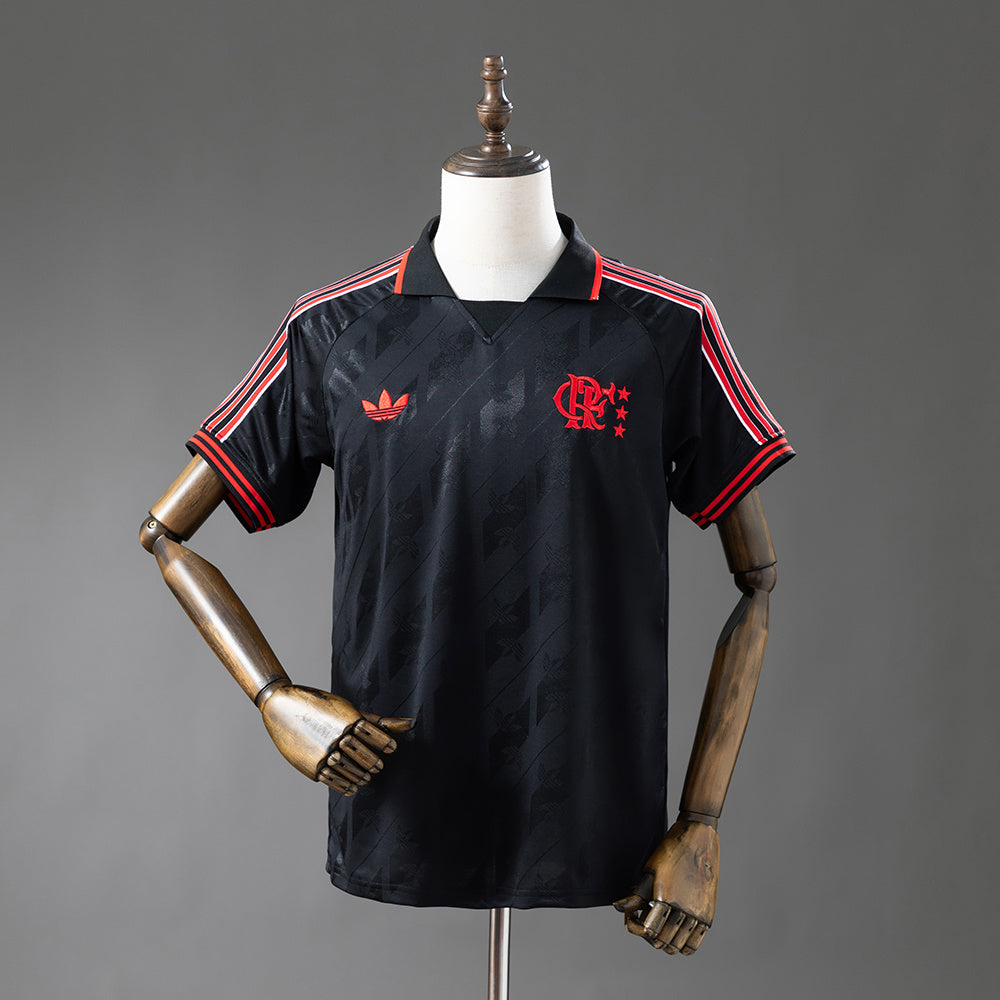 Flamengo Lifestyler - Preto Retrô Camisa 25/26