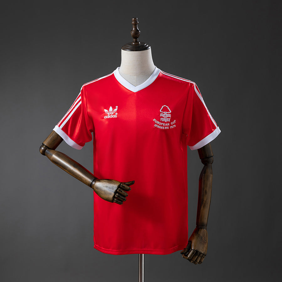 Nottingham Forest Principal Retrô Camisa 1980