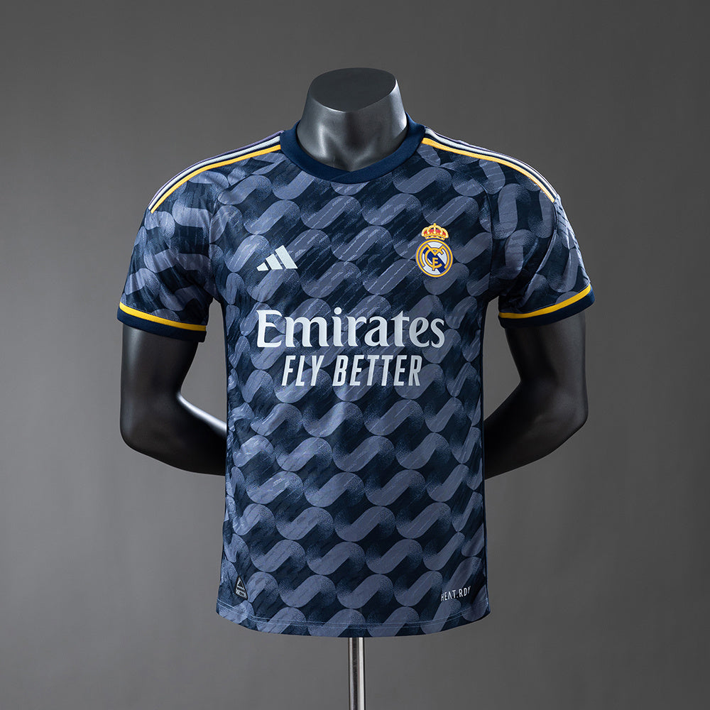 Real Madrid Secundária Retrô Versão Jogador Camisa 23/24