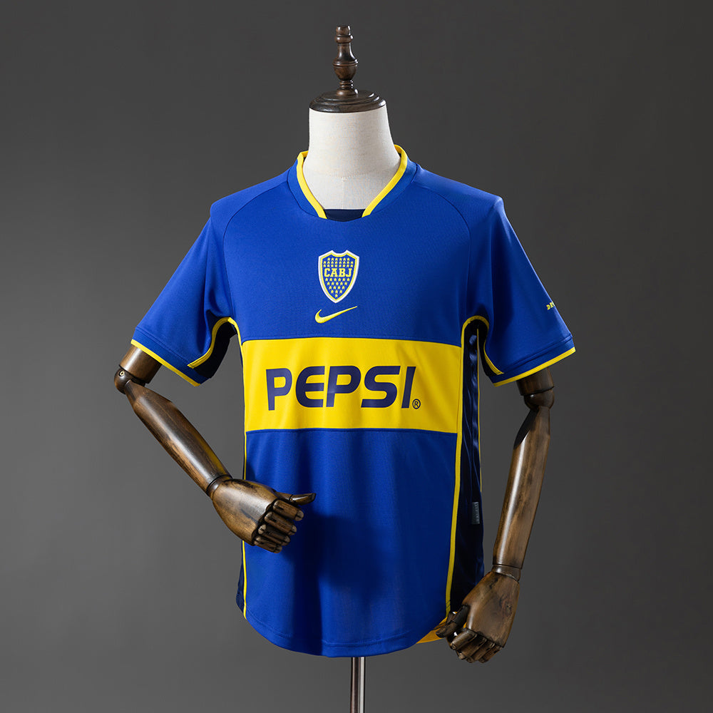 Boca Juniors Principal Retrô Camisa 02/03