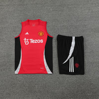Conjunto Regata Uniforme Manchester United Treino 24/25