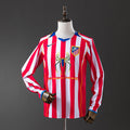 Atletico Madrid Principal Retrô Manga Longa Camisa 04/05