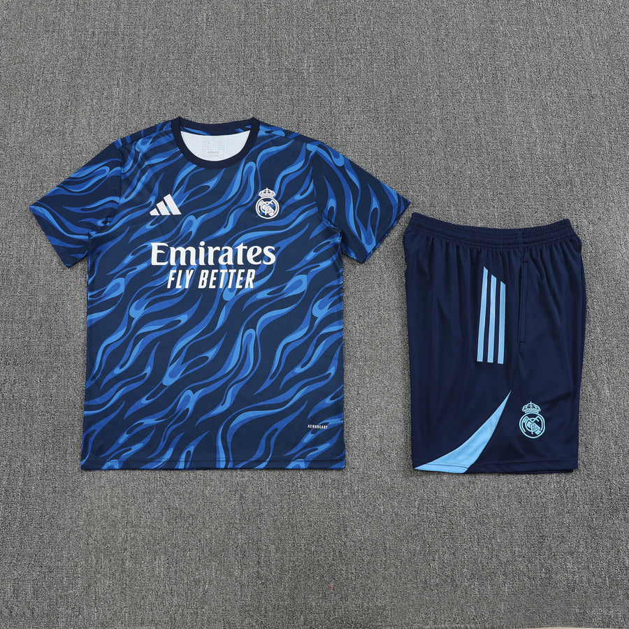 Conjunto Social Real Madrid Treino Manga Curta 25/26