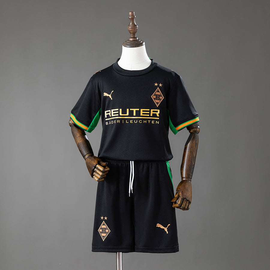Borussia Monchengladbach Secundária Infantil Kit Camisa 26/27