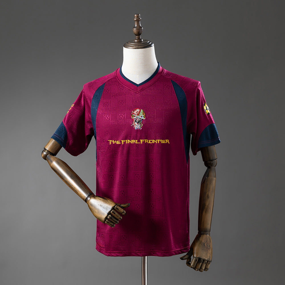 Iron Maiden x West Ham United Secundária Retrô Camisa 2010