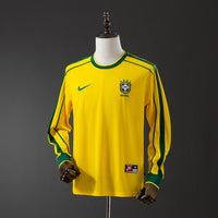 Brasil Principal Retrô Manga Longa 1998