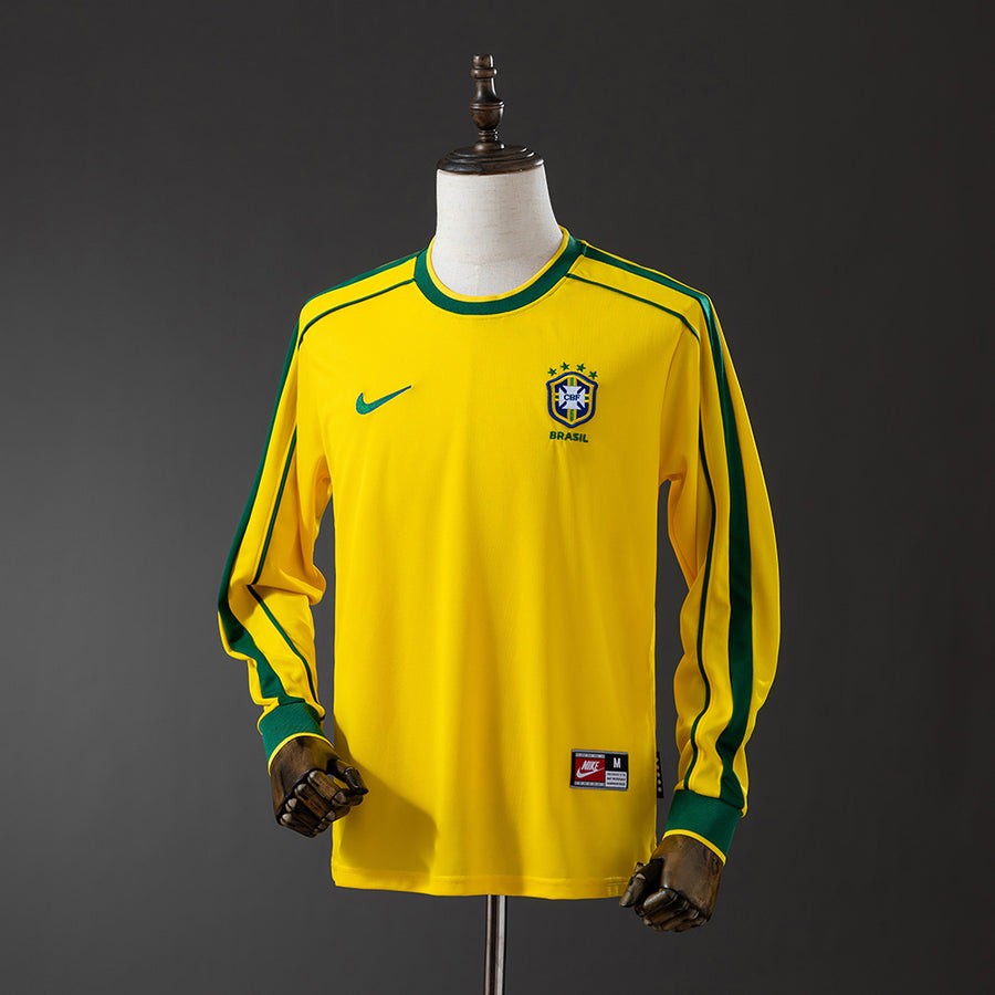 Brasil Principal Retrô Manga Longa 1998