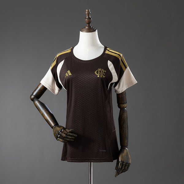 Flamengo - Marrom Feminino Treino Camisa 26/27