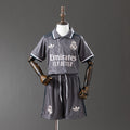 Real Madrid Secundária Terceira Infantil Kit Camisa 24/25