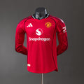Manchester United Principal Manga Longa Versão Jogador Camisa 25/26