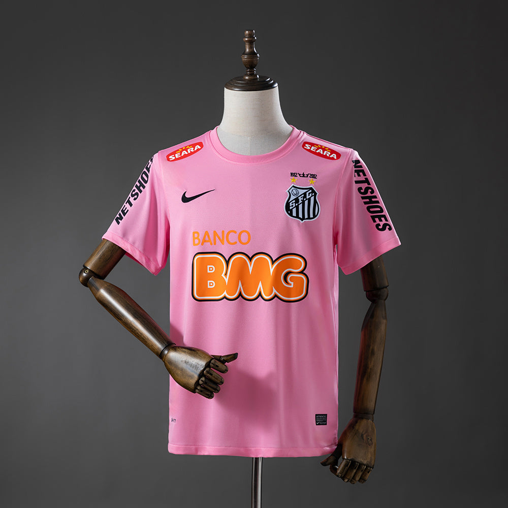 Santos -Rosa Retrô Camisa 12/13